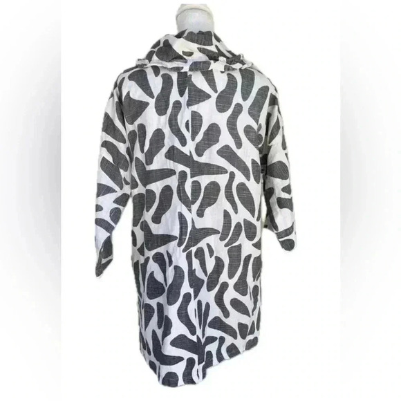 Parsley & Sage white and black elbow sleeve jacket M - Picture 3 of 7